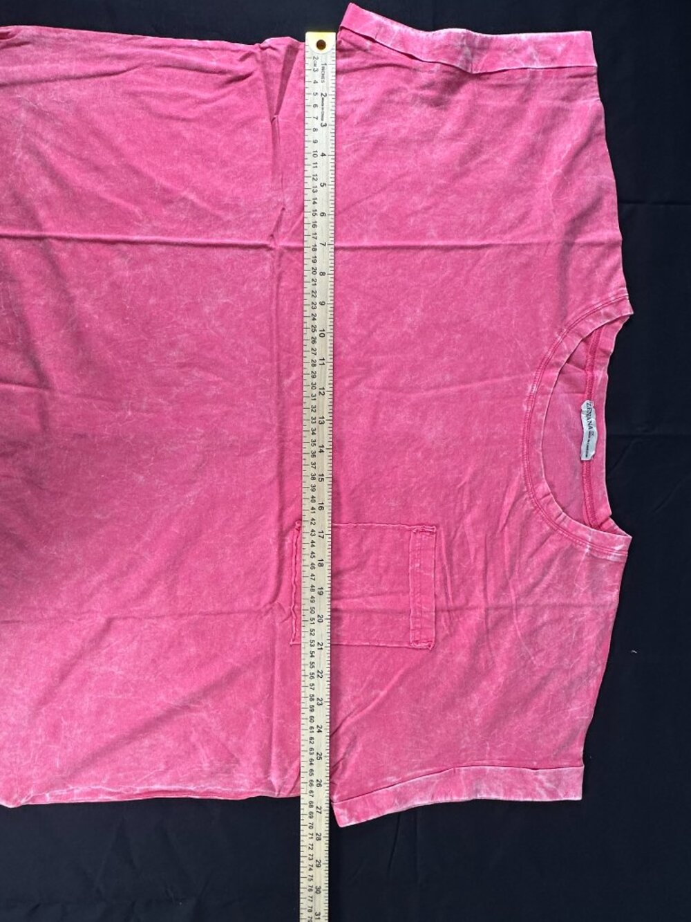 Zenana Pink 100% Cotton Tee NWT Size 2X - Picture 7 of 10